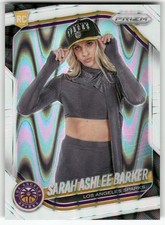 2025 Panini Prizm WNBA #142 Sarah Ashlee Barker White Seismic Prizms Rookie RC