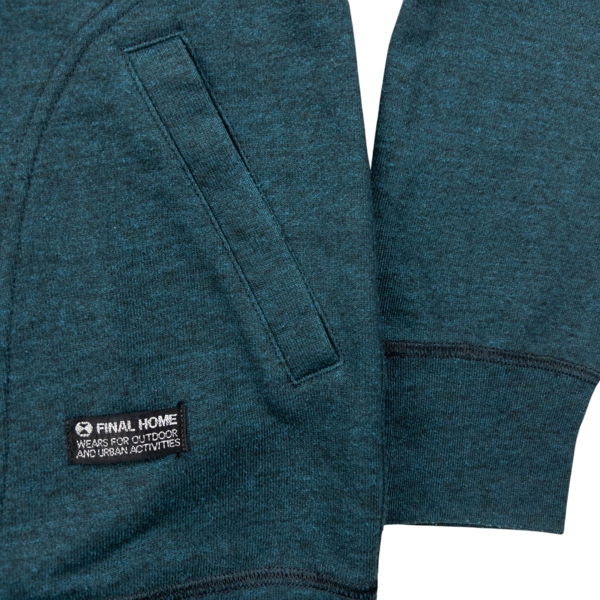 Vintage Final Home By Issey Miyake Asymmetric Zip Up Hoodie Size XS View 6