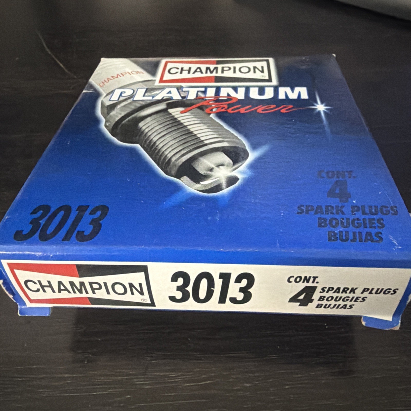 CHAMPION SPARK PLUGS PLATINUM POWER # 3013 - -BOX OF 4