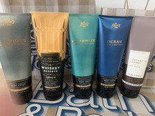 Lot of 5 Bath Body Works Men's Collection Various Body Cream New