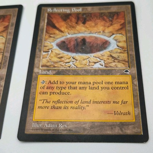 ✅🪄🕳️⭕Set Of 4 MTG Reflecting Pool #322 Tempest 1997 MAGIC THE GATHERING📸SEE📸 - Picture 4 of 24