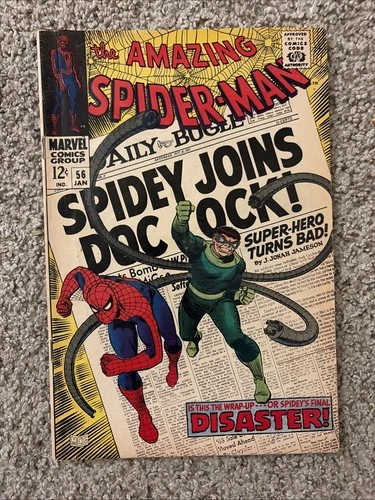 The Amazing Spider-Man #56 (Marvel Comics January 1967) Spider-Man, Doctor Octo…