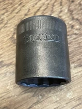 Vintage 1935 Snap On Sw320 1 inch  1/2 In Dr Shallow Socket.A True Collectable