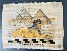 Papyrus Bild &Auml;gypten mit Zertifikat Original echt 100% Handarbeit handbemalt