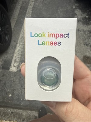 Lenses Look Impact Colour: Turquoise Green