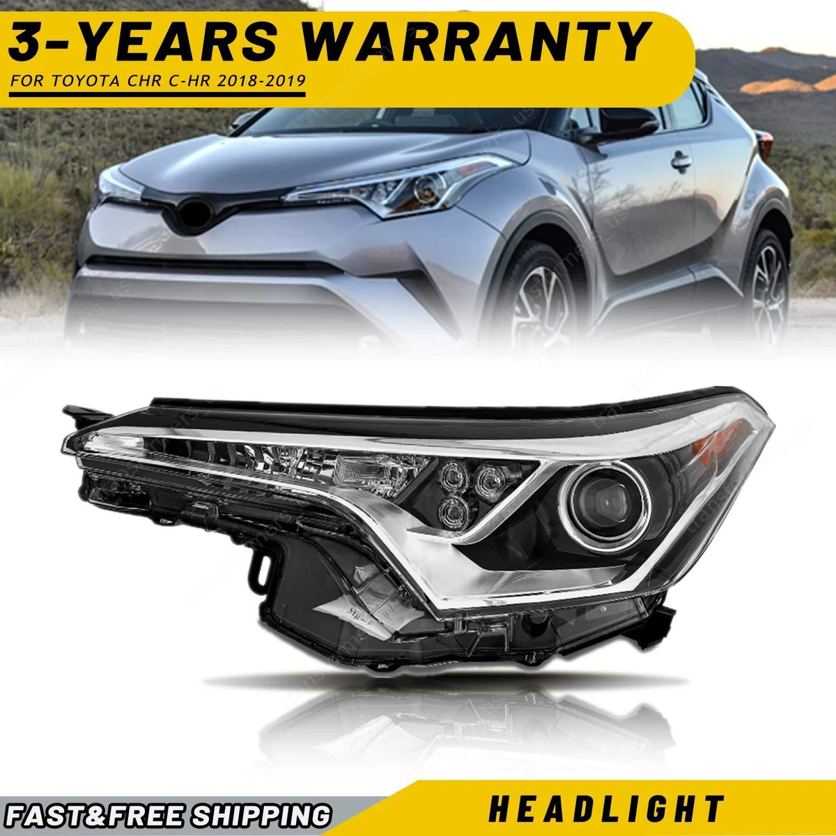 Headlights for 2019 Toyota C-HR for sale | eBay
