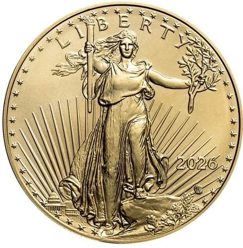 2026 1 oz American Gold Eagle BU $50 Double Eagle 👑🦅🦅 # 27506