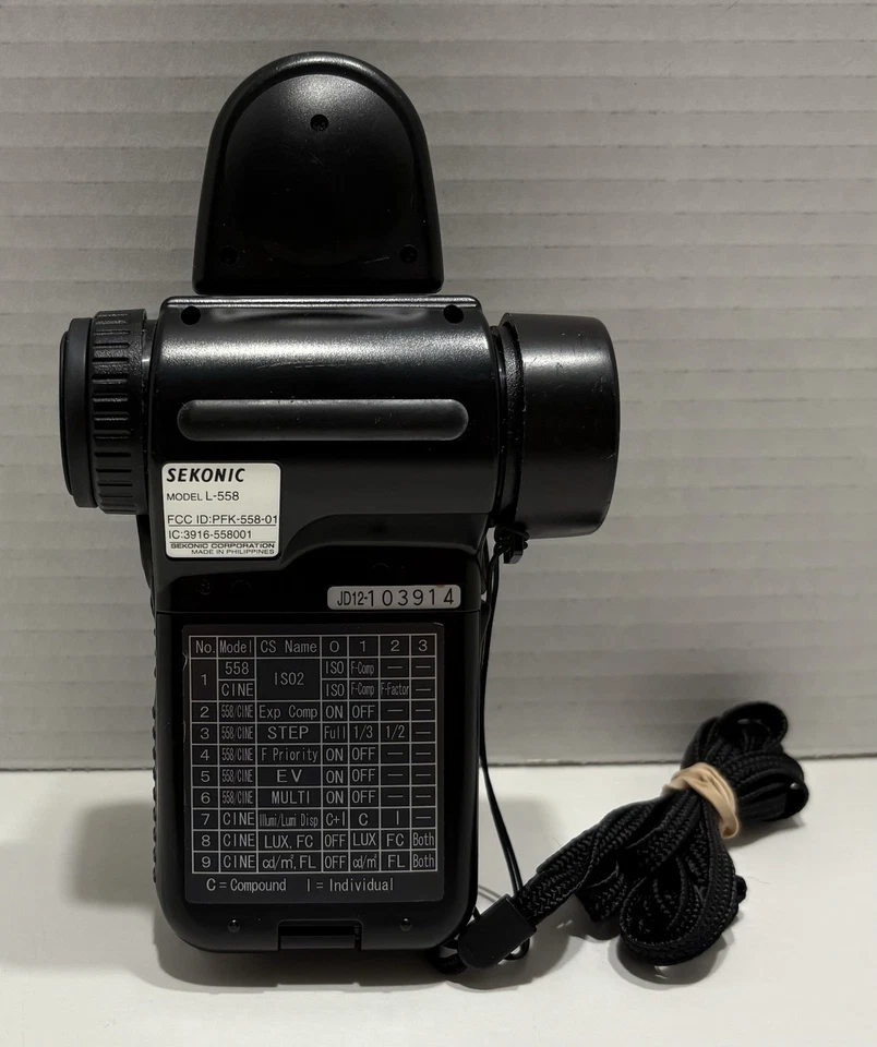 Sekonic L-558 L558 双主数字光表 - 状况完好 带盒和盖 — 第 4/4 张图片