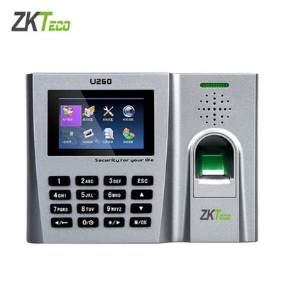 ZK U260 Biometric ID/IC/ADMS Time Attendance Time Clock Recorder