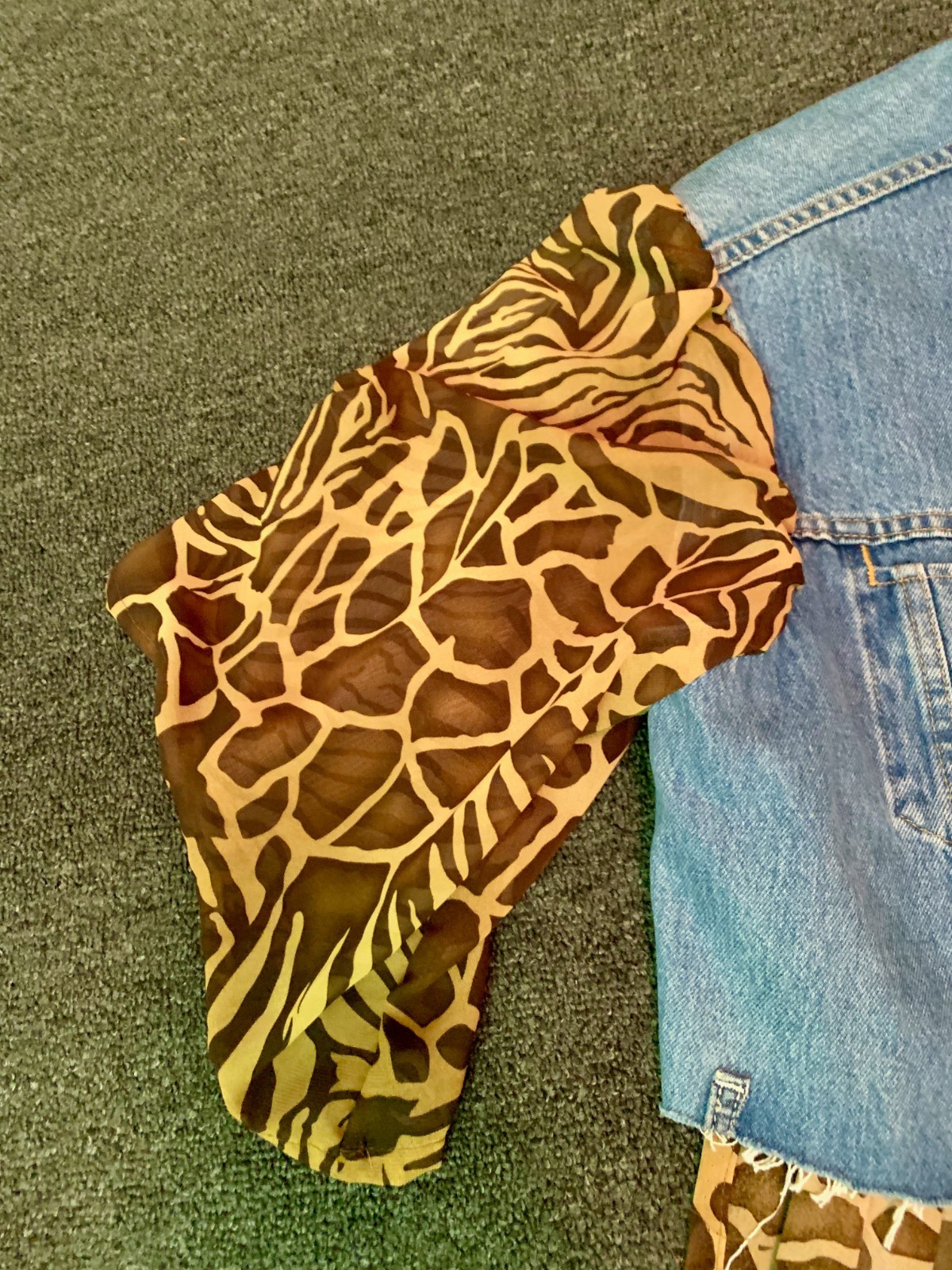 Levis Beach Dress Cover Up Womens XL Custom Jacke… - image 5