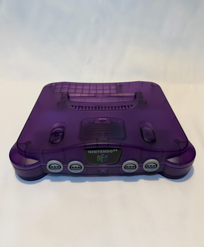 Console Nintendo 64 restaurée (violet translucide) et câbles - Livraison gratuite ✅ - Photo 10/15