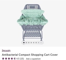 Sprucely Antibacterial Compact Shopping Cart Cover
