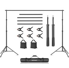 Neewer Photo Studio Backdrop Support System, 10Ft/3M See Description