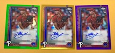 3 Mick Abel 2025 Topps Chrome True GOLD GREEN PURPLE AUTO RC Twins Ace Rookie