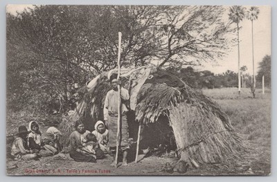 Gran Chaco Toldo y Familia Tobas Indigene Familie Argentinien 1911