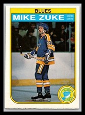 1982-83 O-Pee-Chee #313 Mike Zuke