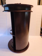 Bombay Company 4-Bottle Wine Rack – Dark Wood, Elegant Design, Vintage Barware