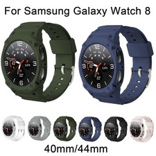 Protect Case TPU Watch Band Strap for Samsung Galaxy Watch 8 40mm 44mm Wristband