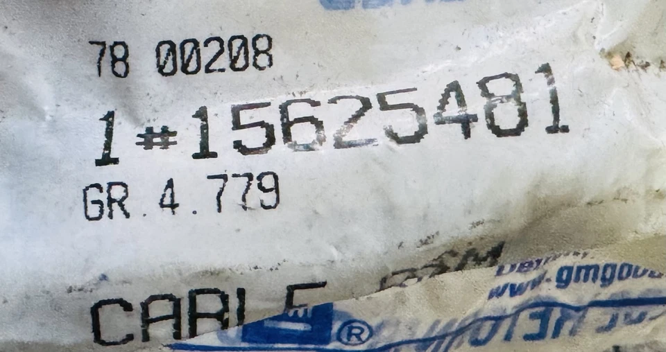 GM 15625481 1984-1994 Heavy Duty Truck Brake Cable For Chevrolet P30 GMC P3500 - Image 2 of 4