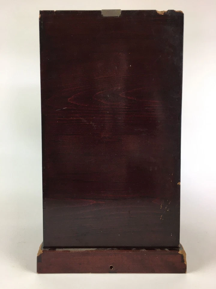 Antigua caja de almacenamiento japonesa de madera Bento en el interior 25,5x24x43 cm WB955 Foto 4 de 4