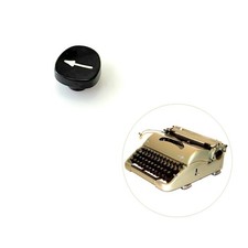 BACKSPACE Key for Groma Modell T Typewriter Keyboard Part Original Keytop Arrow thumbnail