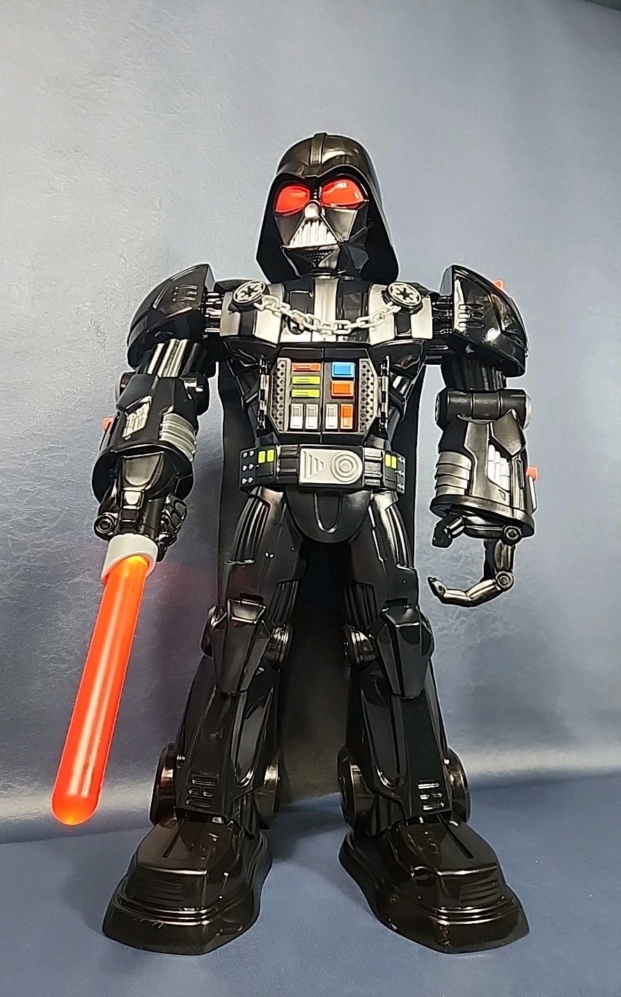 MATTEL FISHER-PRICE STAR WARS Darth Vader Bot 2 Ft Action Fi