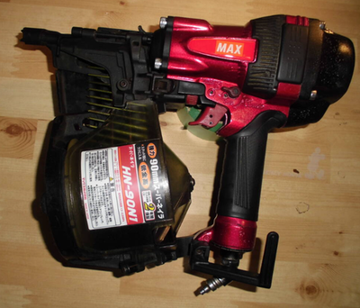 #ad #ad MAX 90mm High Pressure Nailer HN 90N1 High Pressure 90mm Air Tool Used Japan $254.99