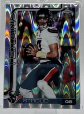 2025 Topps Chrome #119 C.J. Stroud RayWave Refractor - HOU Texans