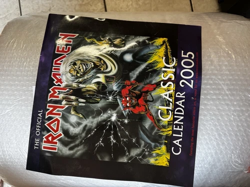 Iron Maiden Official 2005 Calendar VINTAGE FAN CLUB
