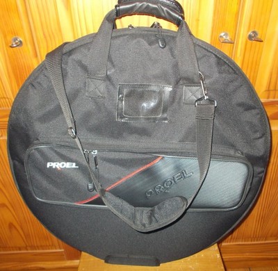 PROEL Beckentasche Cymbal Gig Bag 22'' stabil gepolstert Drumstick Fach Tragegurt