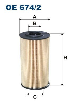 Filtron ÖLfilter Oe 674/2 FüR Hyundai Kia-image