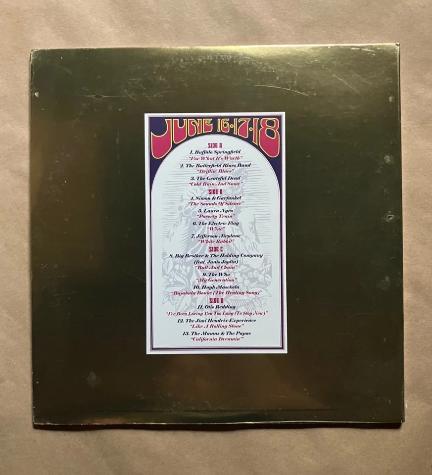 MONTEREY INTERNATIONAL POP FESTIVAL 2 LP Limited #ed SEALED RSD 2018 The Who - Image 3 of 4