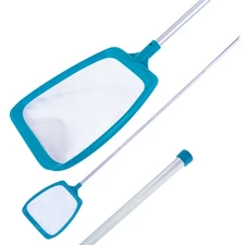 U.S. Pool Supply Swimming Pool 6ft Leaf Skimmer Net, Pole, Ultra Fine Mesh, Spa