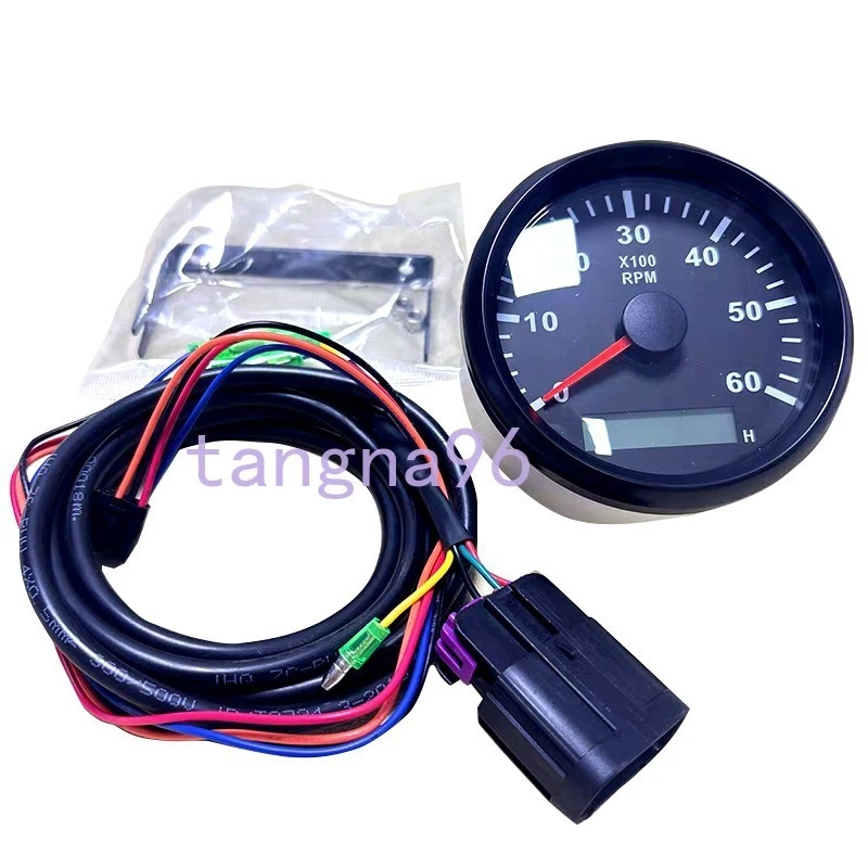Tacómetro fueraborda 6000 8000 RPM apto para Yamaha Suzuki Mercory 2 tiempos 4 tiempos