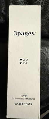 3PAGES HYDRO LOCK PEPTIDE BUBBLE TONER 7.05 Oz