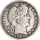1904-P Barber Quarter