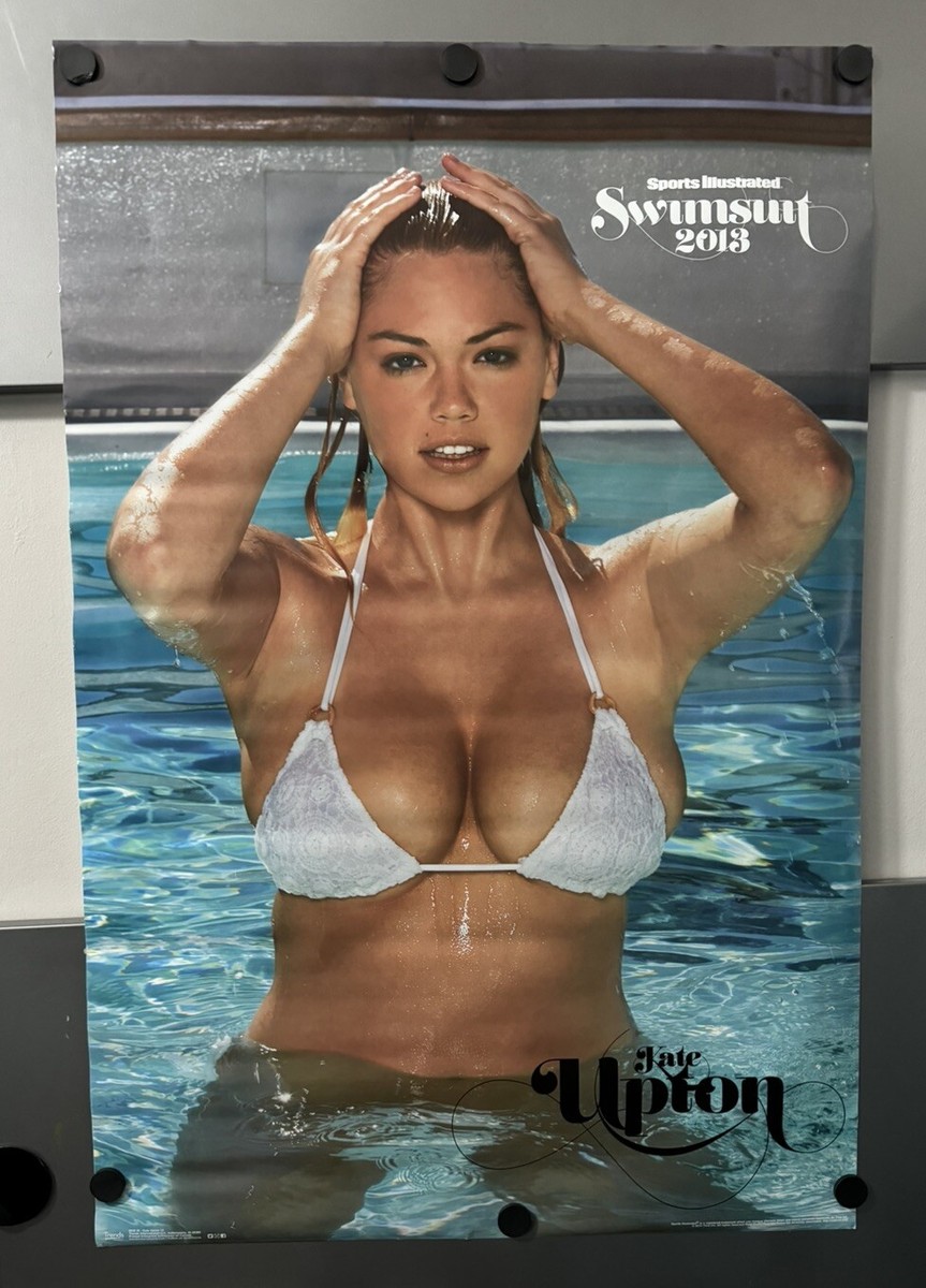 kb480 ケイトアプトンスポーツイラスト水着2013表紙ポスター24ｘ36 Vintage Original 2013 Sports Illustrated Kate Upton Poster 22 1/2