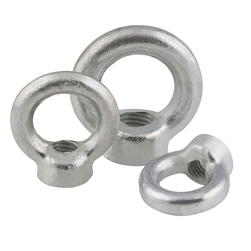 Ringmuttern verzinkt Stahl Augenmuttern M6 M8 M10 M12 M16 Metrisch Ösenmuttern - Bild 4 von 8
