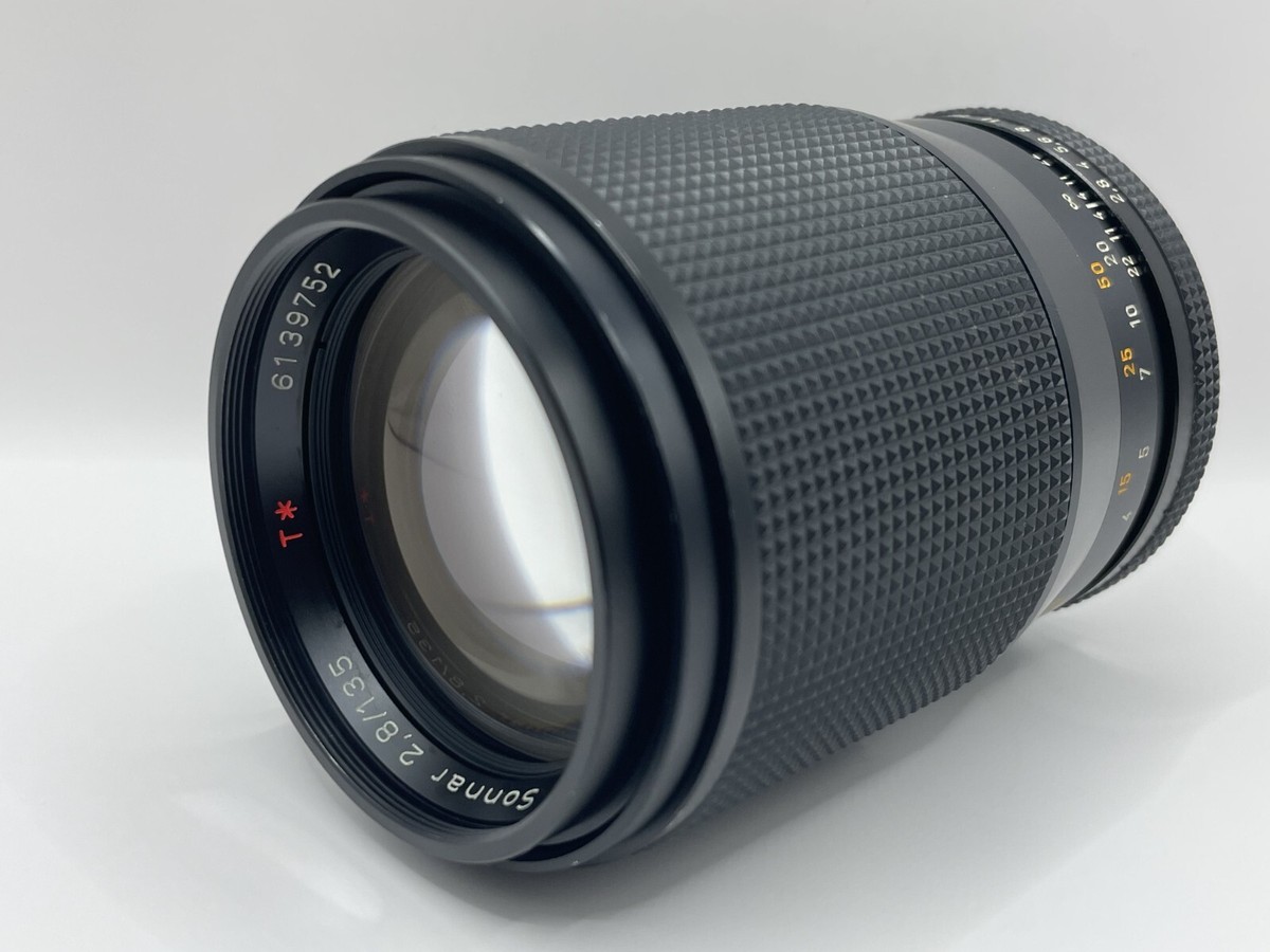 CONTAX Sonnar 135mm f2.8 AEJ CY Mount Lens w/Caps [MINT