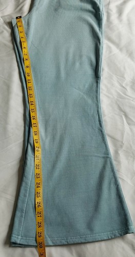 Old Navy Womens Size M Soft Blue High-Rise Fleece Sweatpants Elastic Waist ~ New - Picture 8 of 9