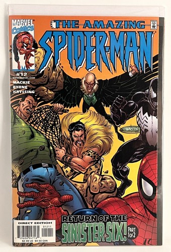 Spider-Man #12 Il ritorno dei sinistri sei! Set completo parte 1 e 2 1999 - Foto 2 di 4
