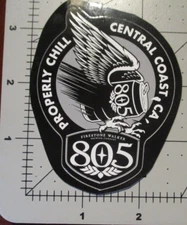 FIRESTONE WALKER california 805 born to ride  STICKER decal craft beer brewery U