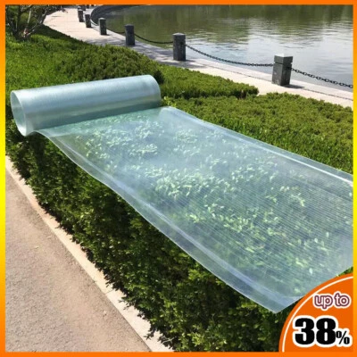 Polycarbonate Roofing Sheet High Impact Clear PVC Roofing Sheets UV Protection