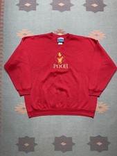 Vintage 90s crewneck sweatshirt Winnie the Pooh Disney sweater made in USA XL