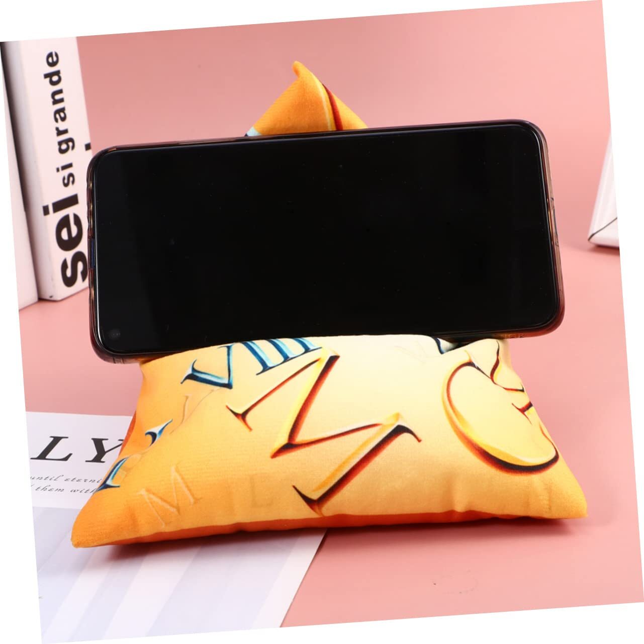 Tablet Pillow Holder Bed Soft Pillow Stand for Tablet/Phone Desk Cushion Pad
