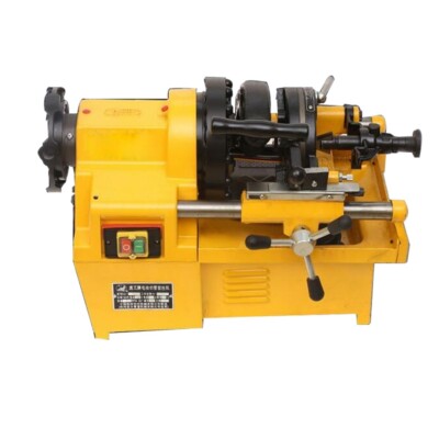220V Electric Pipe Threader Machine 1/2''- 2'' Threading Cutter 2.56 Inch Chuck Ca