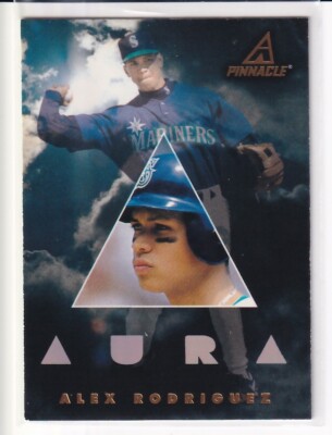 1997 PINNACLE AURA ALEX RODRIGUEZ # 190 BASEBALL CARD | eBay