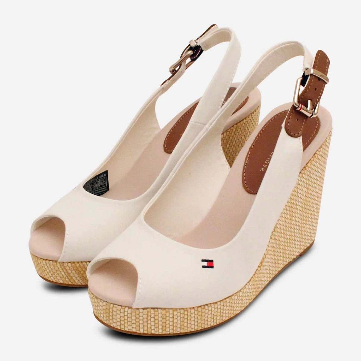 Tommy hilfiger slingback clearance wedges