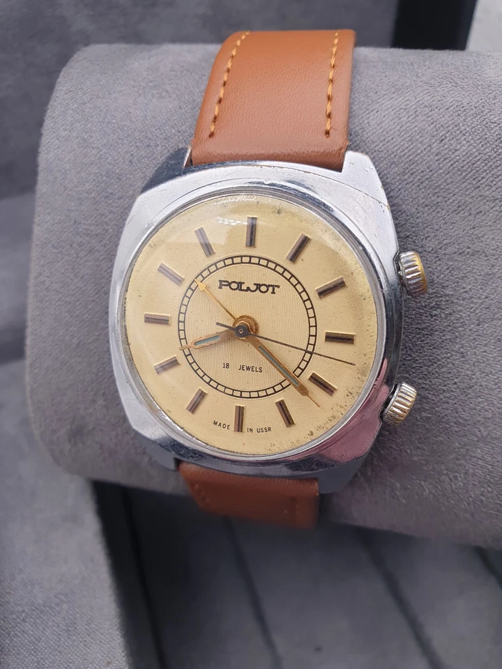 RARO Reloj Vintage Soviético URSS Alar Poljot 2612.1 Bzzz 18 joyas Foto 4 de 4