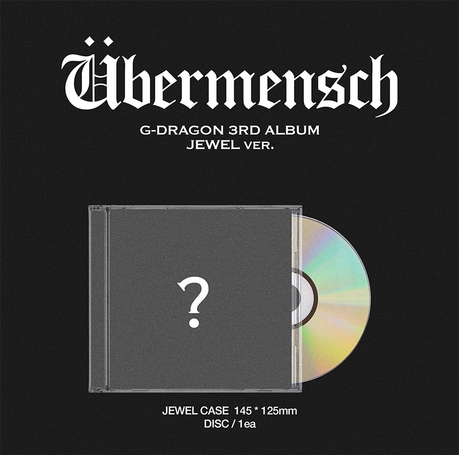 BIGBANG G-DRAGON UBERMENSCH 3rd Album JEWEL Ver/CD+Photo
